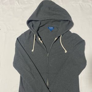 Zip up gray hoodie Arizona jeans Mens size L great condition.